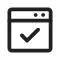 Certification check icon